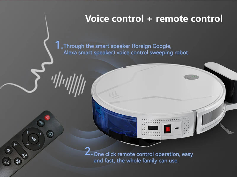 A3/A3S WiFi Robot Vacuum™ Efficient Wet & Dry Cleaning, 3500Pa - GoZeeR