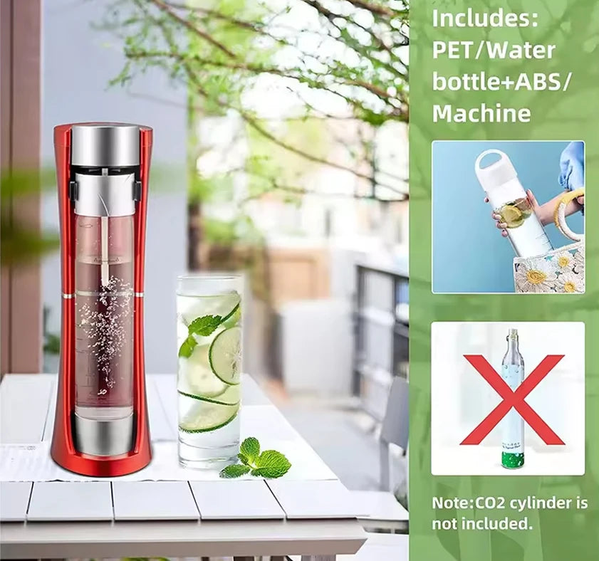Manual Home Soda Maker™  No Electricity Needed - GoZeeR