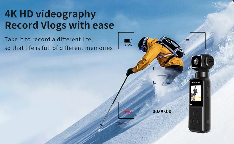 K1Sport 4K™ Action Camera with WiFi & EIS - GoZeeR