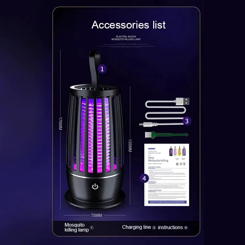 Rechargeable™ Mosquito Zapper Lamp - GoZeeR