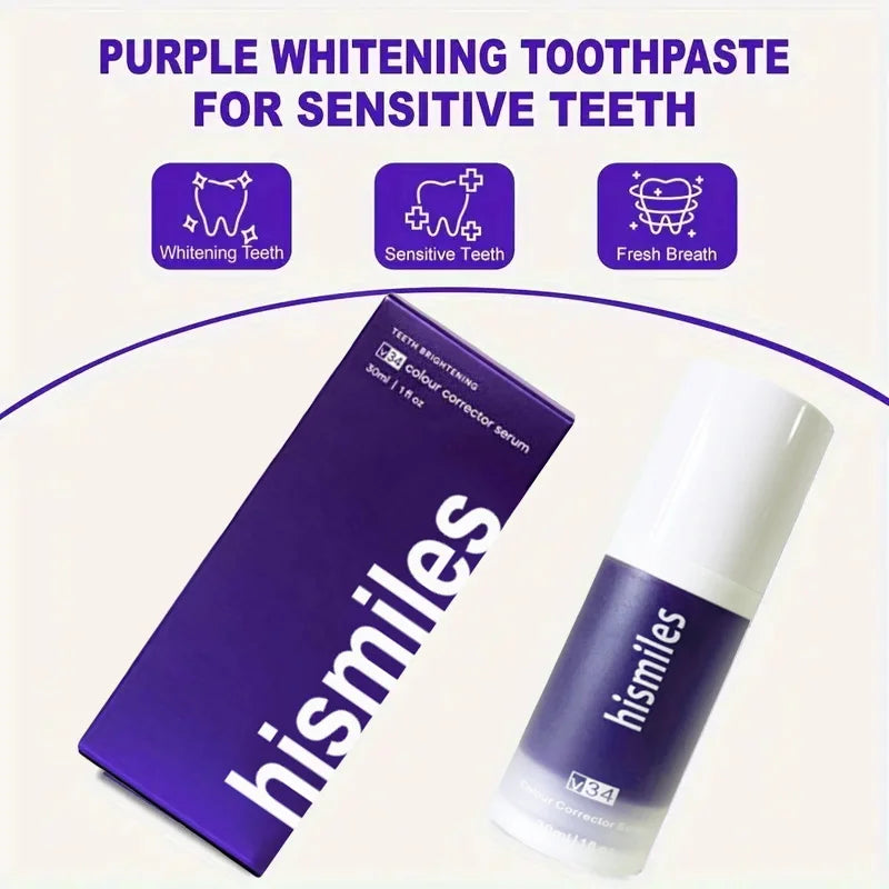 Purple Whitening Zahnpasta – Tiefenreinigung & Frischer Atem 30ml